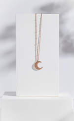 Load image into Gallery viewer, “Verily with Every Hardship Comes Ease” Necklace (Rose Gold)